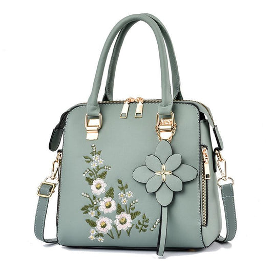 Pisces Queen's Flower Handbag - totebagi