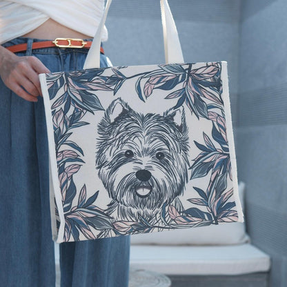 Dog Print Tote Bag - totebagi