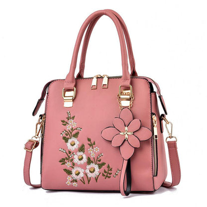 Pisces Queen's Flower Handbag - totebagi