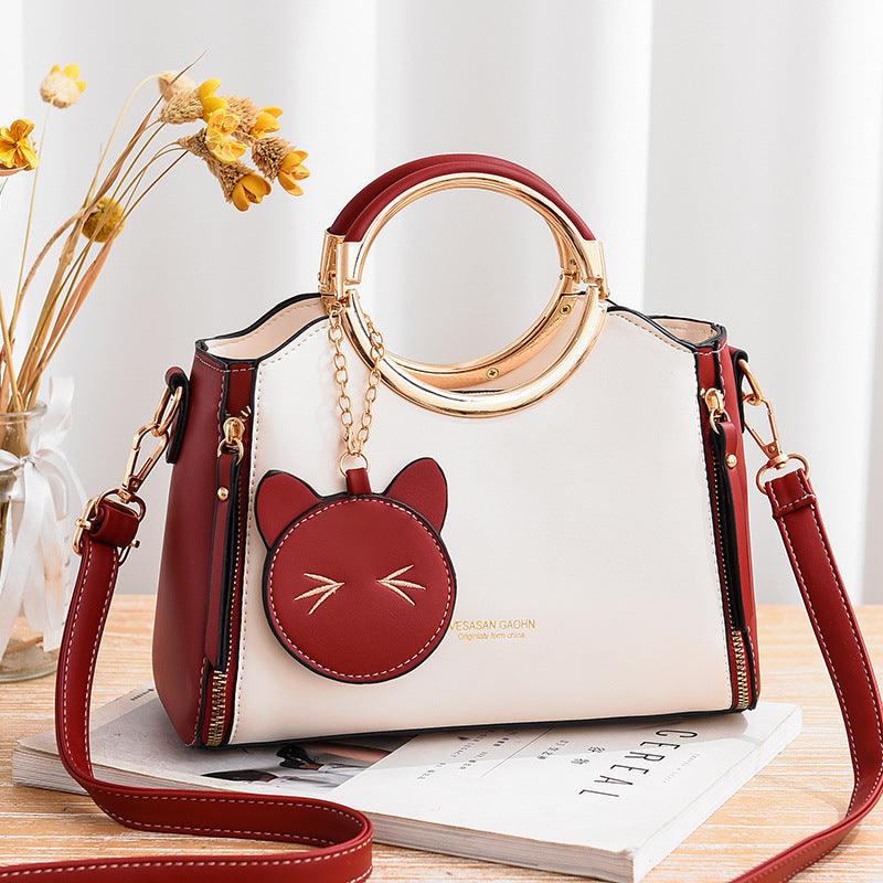 Sagittarius Queen's Cat Shoulder Bag - totebagi