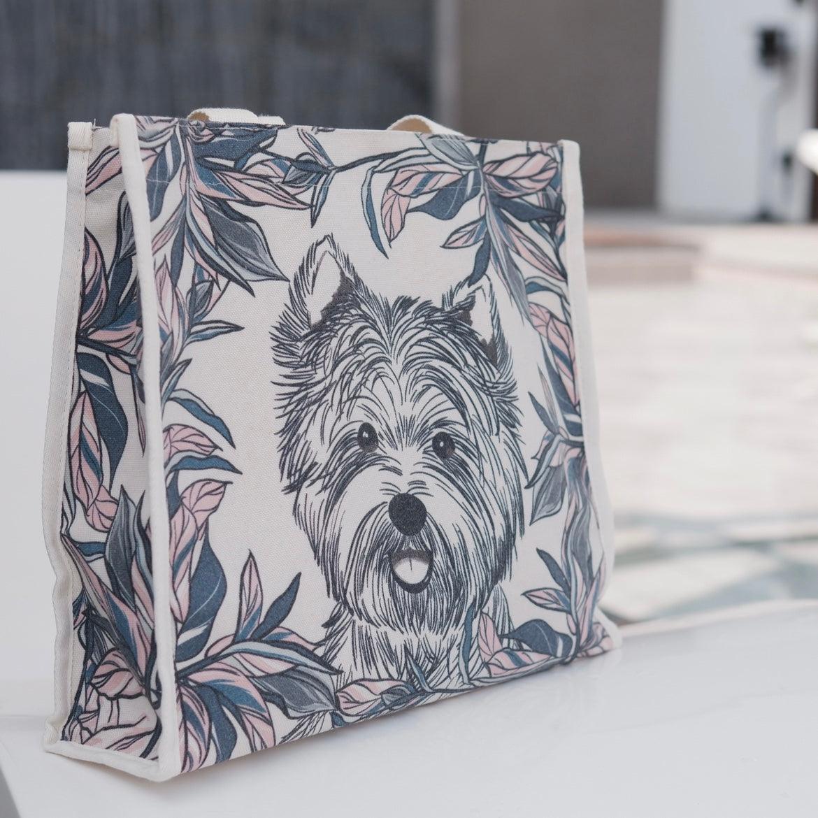 Dog Print Tote Bag - totebagi