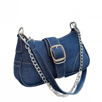 Denim Shoulder Bag | Aquarius Queen Edition