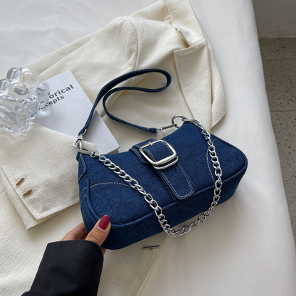 Denim Shoulder Bag | Aquarius Queen Edition