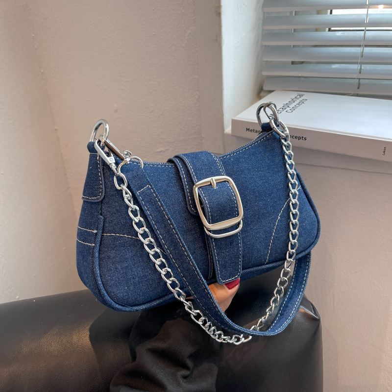 Denim Shoulder Bag | Aquarius Queen Edition