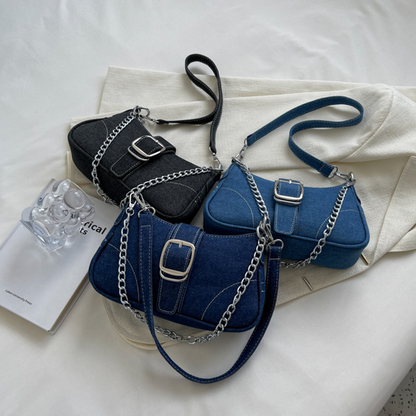 Denim Shoulder Bag | Aquarius Queen Edition