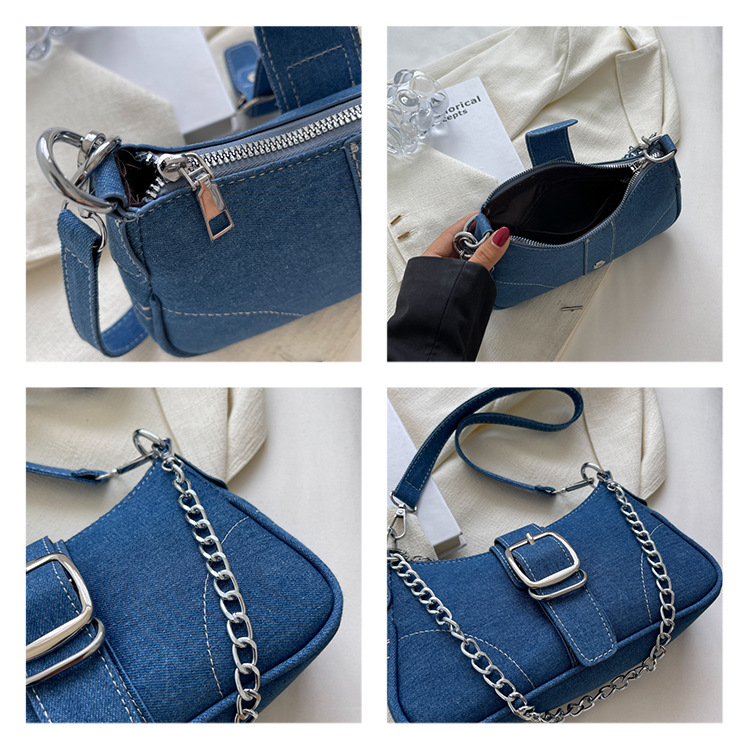 Denim Shoulder Bag | Aquarius Queen Edition