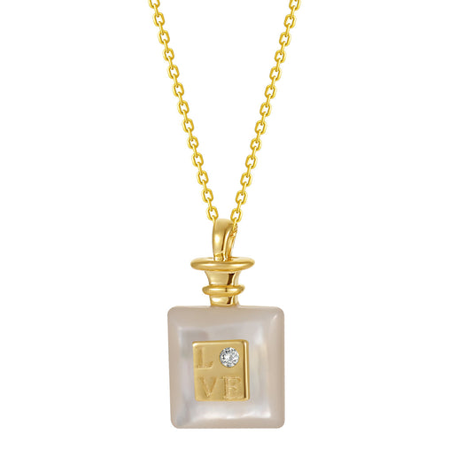 Perfume Bottle Necklace