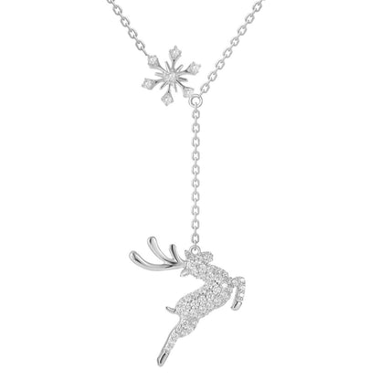 Jumping Deer Necklace